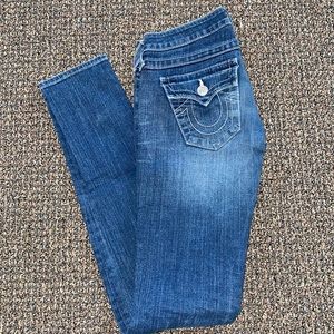 LIKE NEW- True Religion Ripped Jeans